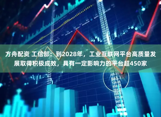 方舟配资 工信部：到2028年，工业互联网平台高质量发展取得积极成效，具有一定影响力的平台超450家